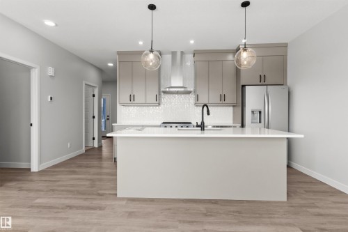 287 Paterson Link Link, Edmonton, AB - Indoor Photo Showing Kitchen With Upgraded Kitchen