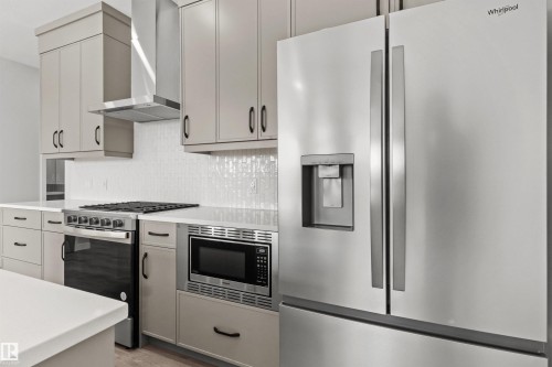 287 Paterson Link Link, Edmonton, AB - Indoor Photo Showing Kitchen With Upgraded Kitchen
