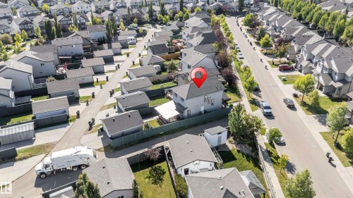 Light grey two-story residence with white trim - 1921 119A Street, Edmonton, AB - Outdoor With View