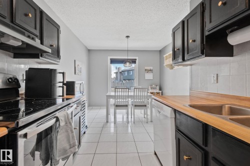 8 1020 41 Street, Edmonton, AB - Indoor Photo Showing Kitchen With Double Sink