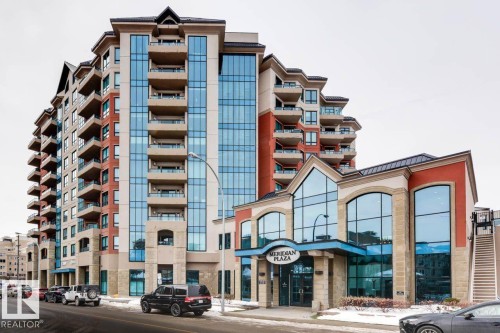 609 10142 111 Street, Edmonton, AB - Outdoor With Balcony With Facade
