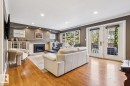 701 Romaniuk Road, Edmonton, AB  - Indoor Photo Showing Living Room With Fireplace 
