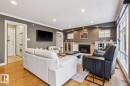 701 Romaniuk Road, Edmonton, AB  - Indoor Photo Showing Living Room With Fireplace 