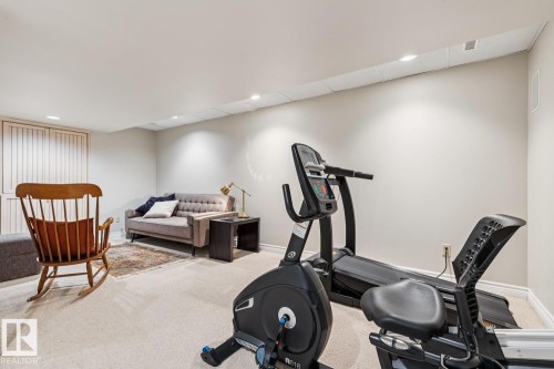 701 Romaniuk Road, Edmonton, AB - Indoor Photo Showing Gym Room