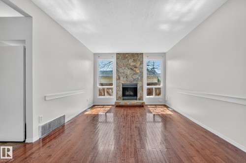 18625 66 Avenue, Edmonton, AB - Indoor Photo Showing Other Room With Fireplace