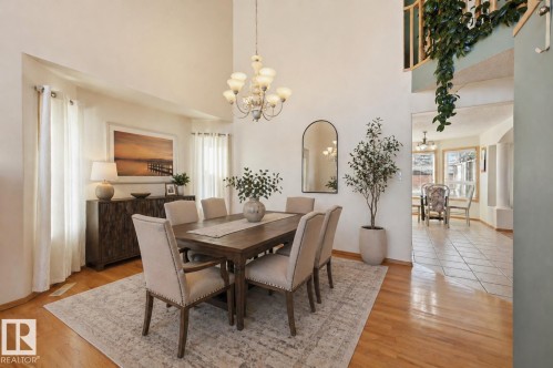 (virtually staged) - 10331 156 Avenue, Edmonton, AB - Indoor Photo Showing Dining Room