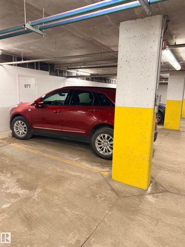 parking and storage locker - 309 8931 156 Street, Edmonton, AB - Indoor Photo Showing Garage