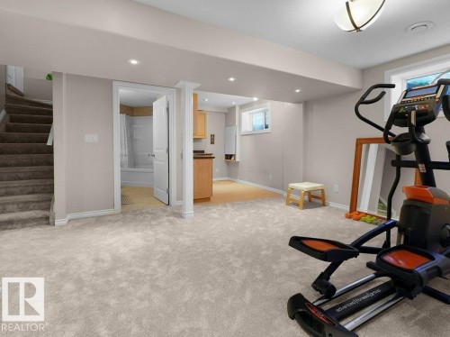 1476 Mcmillian Way, Edmonton, AB - Indoor Photo Showing Gym Room