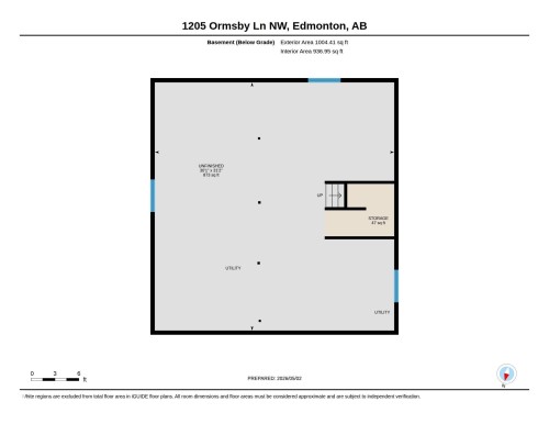 Floor plan - 1205 Ormsby Lane, Edmonton, AB - Other
