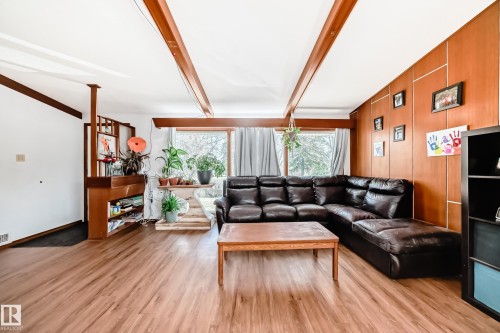 12106 48 Street, Edmonton, AB - Indoor Photo Showing Living Room