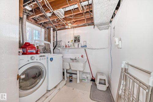 12106 48 Street, Edmonton, AB - Indoor Photo Showing Laundry Room