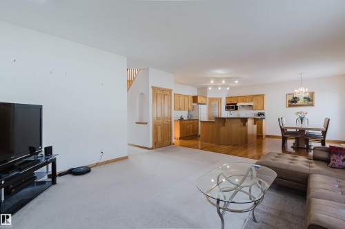 8608 160A Avenue, Edmonton, AB - Indoor Photo Showing Living Room