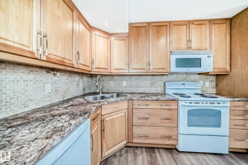 3139 109 Street, Edmonton, AB - Indoor Photo Showing Kitchen With Double Sink