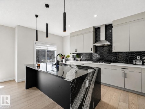 18204 90 Street, Edmonton, AB - Indoor Photo Showing Kitchen With Upgraded Kitchen