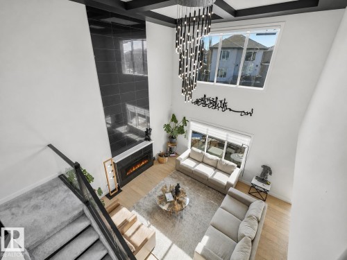18204 90 Street, Edmonton, AB - Indoor Photo Showing Other Room With Fireplace