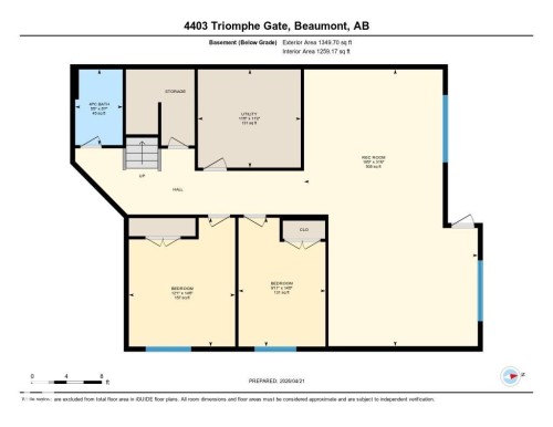 Floor plan - 4403 Triomphe Gate, Beaumont, AB - Other