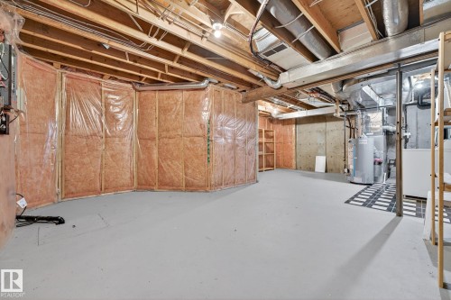 156 Oeming Road, Edmonton, AB - Indoor Photo Showing Basement