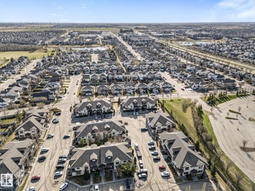 Aerial perspective showcasing a multi-building residential complex - 86 604 62 Street, Edmonton, AB - Outdoor With View