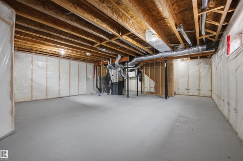 Unfinished basement. - 20813 96A Avenue, Edmonton, AB - Indoor Photo Showing Basement