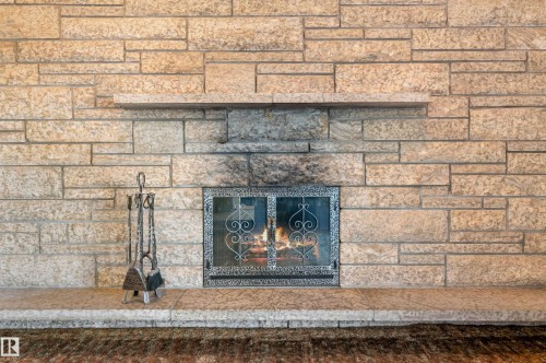 12254 143 Avenue, Edmonton, AB - Indoor Photo Showing Other Room With Fireplace