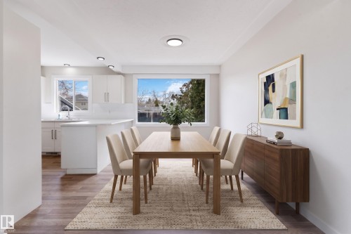 12411 90 Street, Edmonton, AB - Indoor Photo Showing Dining Room