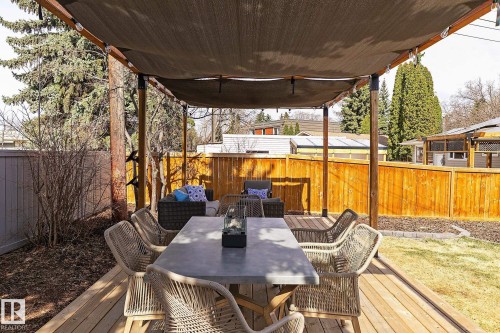 15011 77 Avenue, Edmonton, AB - Outdoor With Deck Patio Veranda With Exterior