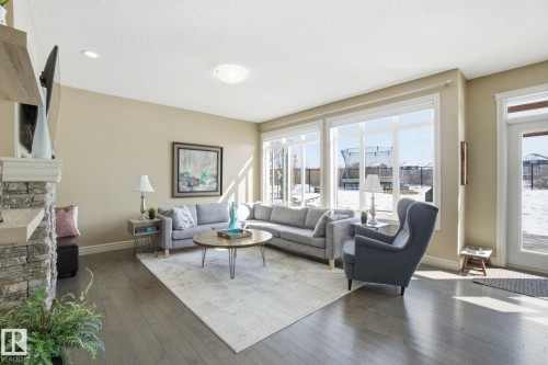 2133 Blue Jay Point(E), Edmonton, AB - Indoor Photo Showing Living Room