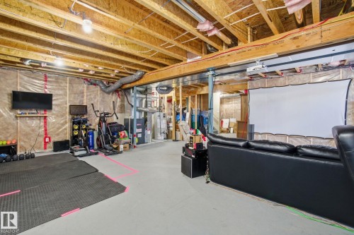 2133 Blue Jay Point(E), Edmonton, AB - Indoor Photo Showing Basement