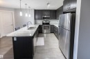 107 3670 139 Avenue, Edmonton, AB  - Indoor Photo Showing Kitchen With Stainless Steel Kitchen With Double Sink With Upgraded Kitchen 