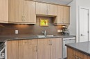 202 10523 123 Street, Edmonton, AB  - Indoor Photo Showing Kitchen With Double Sink 
