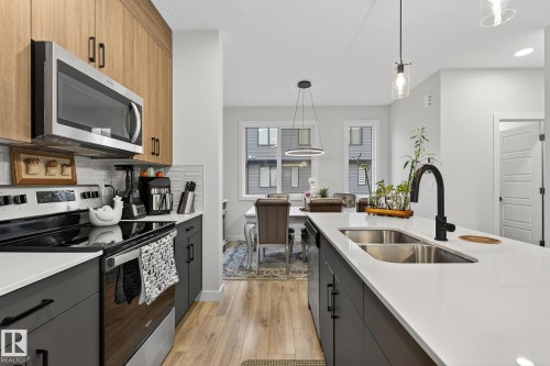 72 11910 35 Avenue, Edmonton, AB - Indoor Photo Showing Kitchen With Double Sink