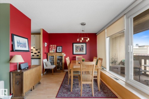 1105 9809 110 Street, Edmonton, AB - Indoor Photo Showing Dining Room