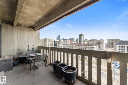 East facing - 1105 9809 110 Street, Edmonton, AB - Outdoor With Balcony With Exterior