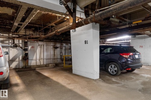 1 underground stall included - 1105 9809 110 Street, Edmonton, AB - Indoor Photo Showing Garage