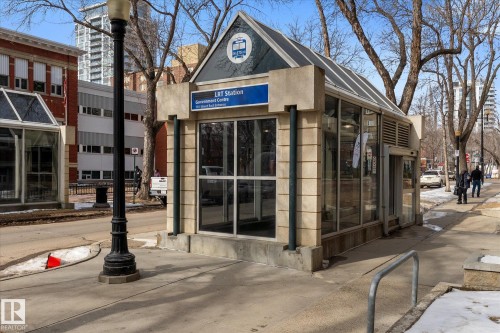 LRT is a few steps away. - 1105 9809 110 Street, Edmonton, AB - Outdoor