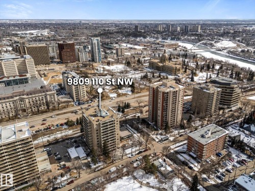 1105 9809 110 Street, Edmonton, AB - Outdoor With View