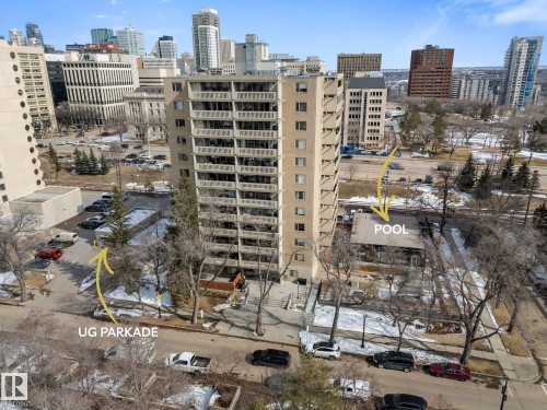 1105 9809 110 Street, Edmonton, AB - Outdoor With View