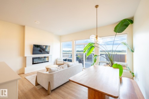 3315 Kulay Way, Edmonton, AB - Indoor Photo Showing Living Room With Fireplace