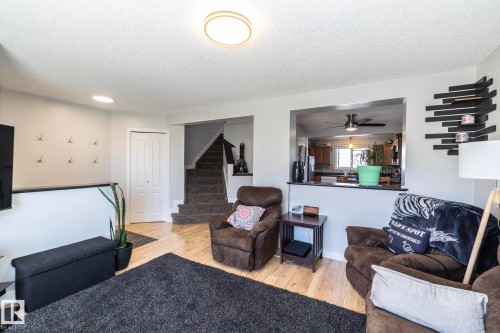 65 Birchmont Drive, Leduc, AB - Indoor Photo Showing Living Room