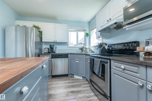 12204 18 Avenue, Edmonton, AB - Indoor Photo Showing Kitchen With Stainless Steel Kitchen