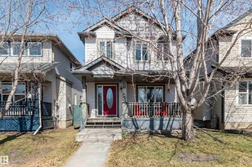 12204 18 Avenue, Edmonton, AB - Outdoor With Deck Patio Veranda With Facade