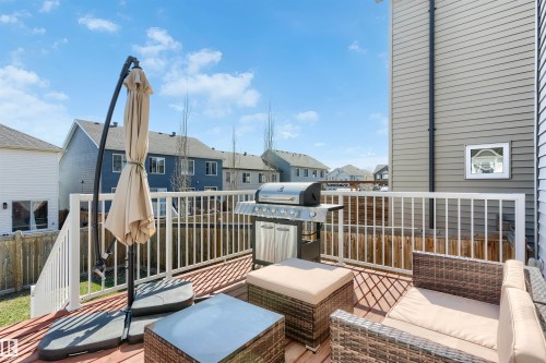8011 Evans Crescent, Edmonton, AB - Outdoor With Deck Patio Veranda With Exterior