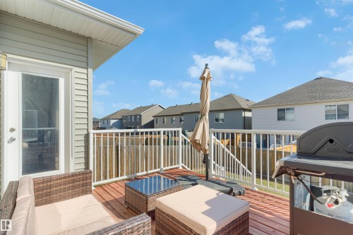 8011 Evans Crescent, Edmonton, AB - Outdoor With Deck Patio Veranda With Exterior