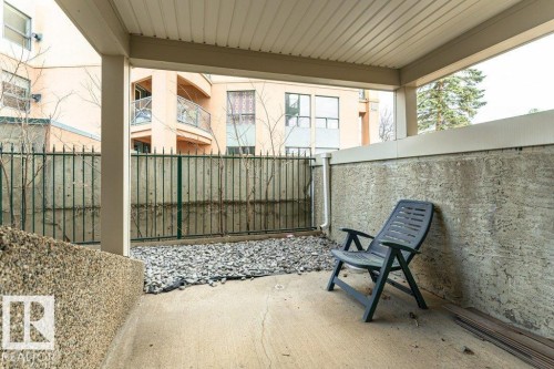 101 10809 Saskatchewan Drive, Edmonton, AB - Outdoor With Deck Patio Veranda With Exterior
