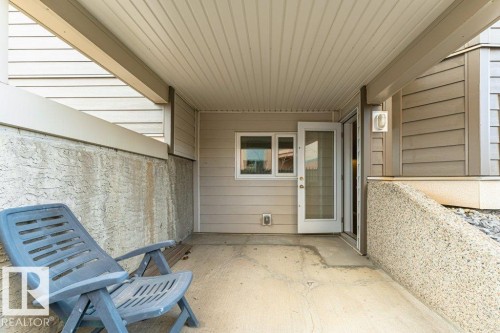 101 10809 Saskatchewan Drive, Edmonton, AB - Outdoor With Deck Patio Veranda With Exterior