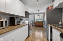 1 13454 Fort Road, Edmonton, AB  - Indoor Photo Showing Kitchen With Double Sink 