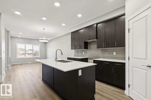 309 Edgemont Drive, Edmonton, AB - Indoor Photo Showing Kitchen With Double Sink