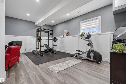 1445 Wildrye Crescent, Cold Lake, AB - Indoor Photo Showing Gym Room