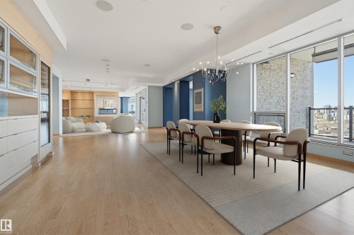 901 10035 Saskatchewan Drive, Edmonton, AB - Indoor Photo Showing Dining Room