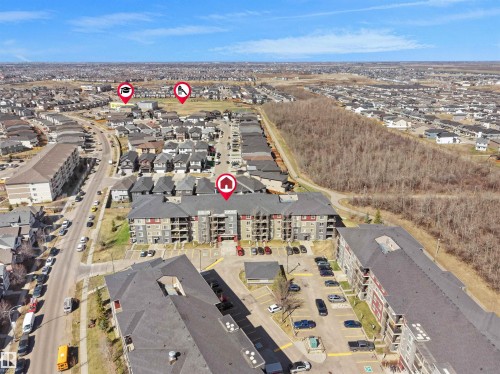 Image quality insufficient for description - 417 1060 Mcconachie Boulevard, Edmonton, AB - Outdoor With View